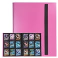 thumbnail image 1 of Uxcell 9 Pocket Trading Card Binder, PU Cover Card Collection Binder 360 Side Loading Card Binder Card Album Folder for TCG, Game Cards, Sports Cards(Rose Red), 1 of 7