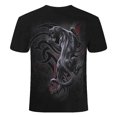 thumbnail image 2 of 3D Graphic Skull T-Shirts for Men Funny Printed Short Sleeve Tee Shirts Skull Short Sleeve Tees, 2 of 2