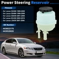 thumbnail image 2 of Unique Bargains Réservoir de Liquide de Direction Assistée pour Lexus GS430 GS300 2001-2005 Étanche Réservoir de Liquide de Direction Assistée pour Lexus GS400 SC430 LS430 No.4436022170, 2 of 7