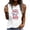 White Tank Top, variant on Women's Independence Day Tank Tops Summer Patriotic Red White and Blue Graphic Tees Elegant Sleeveless T Shirts Cami Athletic Crewneck Tanks