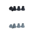 thumbnail image 1 of 8 Pcs Embouts de Canne en Caoutchouc Antidérapants, Embouts de Remplacement pour Béquilles, Usage Intensif (Gris), 1 of 4