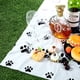 thumbnail image 4 of Mantel de plástico con estampado de pata de cachorro, cubierta de mesa desechable, decoraciones para fiesta de cumpleaños con temática de cachorro, suministros para fiesta de perros, 2 pieza, 4 of 5