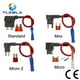 thumbnail image 2 of MINI portafusibles de coche de tamaño pequeño y mediano, adaptador de grifo de circuito add-a con fusible de hoja ATM estándar 10A Micro Mini, 12V, 2 of 4