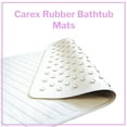 thumbnail image 2 of Carex Slip-Resistant Rubber Bath Mat, Beige, 16 in x 28 in, 1 Ct, 2 of 4