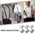 thumbnail image 4 of Phenofice 6pcs Fixed Buttons Tool for Pants for Family Members Silver Replacement Outdoor Sports, 4 of 8