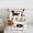 Black Brown White, variant on Castle Fairy 3-Piece Queen Cute Dog Bedding Comforter Set