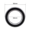 thumbnail image 4 of Uxcell Deep Groove Ball Bearings Metric Double Sealed High Carbon Steel Z2 Bearing, 35mmx55mmx10mm, 4 of 4