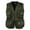 Army Green, variant on AXXD Men coats,Mens Gilet Waistcoat Multi Pocket Fishing Hunting Hiking Vest Waistcoat Jacket