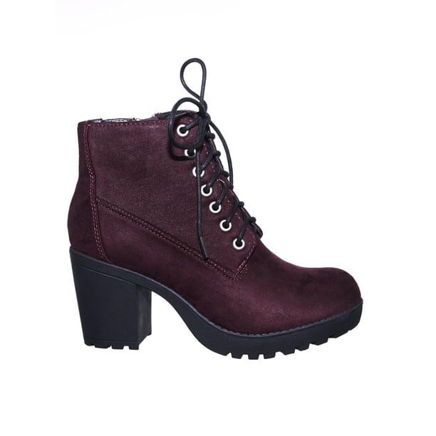 women's stark lug sole ankle booties