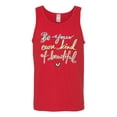 thumbnail image 2 of Positivity saying Pop Culture Mens Graphic Tank Top, Red, 3XL, 2 of 3