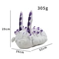 thumbnail image 1 of Deep Sea Bunny Plush Soft Stuffed Animal Toy Collectible Jorunna Parva Sea Slug Hugging Doll for Kids Adults, 1 of 4