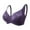 c01Purple, variant on Arnsht Women's G Large Cup Embroidery Back Buckle Lace Mesh Thin Breathable Comfortable Large Size Steel Ring Underwear Bra Beige 42/95G