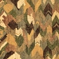 thumbnail image 1 of Ahgly Company Indoor Square Abstract Brown Modern Area Rugs, 4' Square, 1 of 4