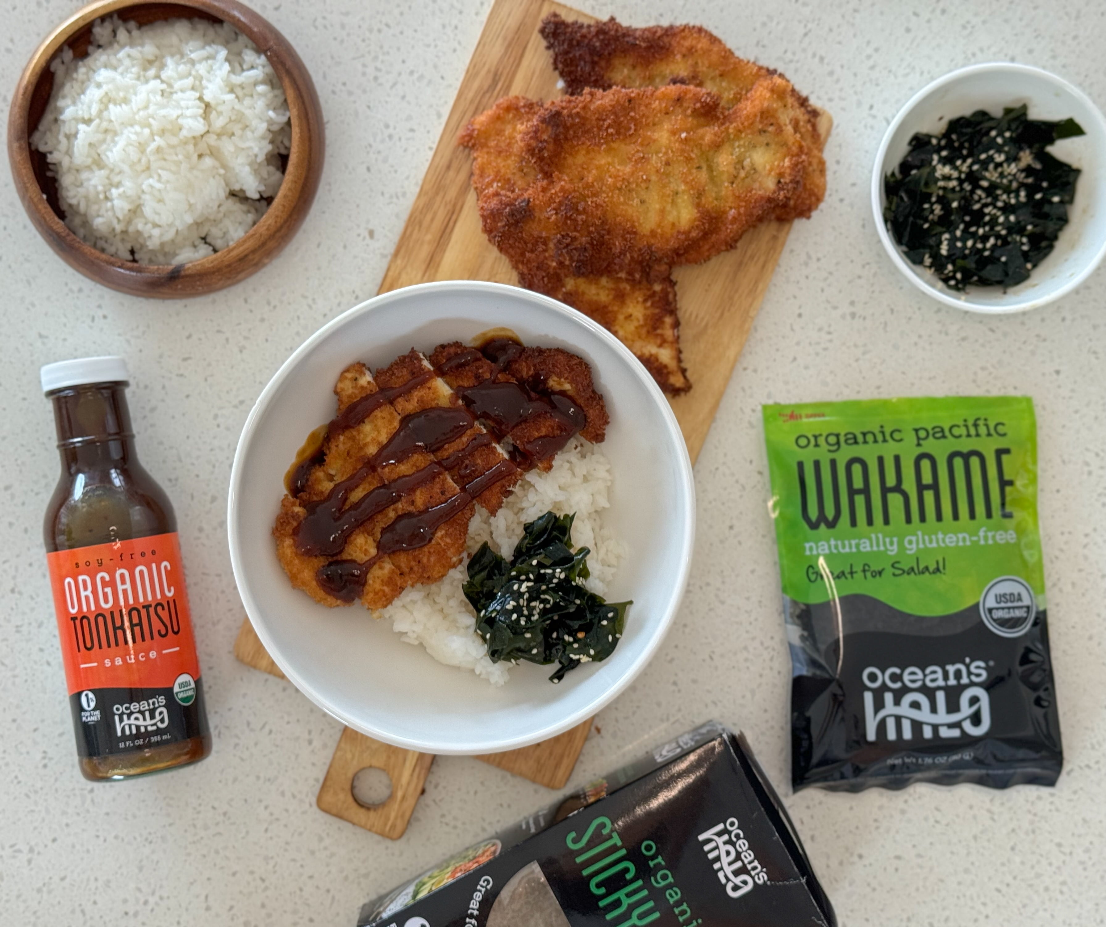 Ocean's Halo Organic Tonkatsu Sauce, Vegan, Soy-free, Liquid Dipping Sauce, 12 fl oz.