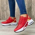 thumbnail image 6 of Lace Up Sneakers Women Wedge Heel Running Sports Shoes, 6 of 8