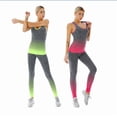 thumbnail image 3 of Ropa deportiva para mujer, conjunto de gimnasio, ropa deportiva para correr, leggings de entrenamiento para mujer, conjunto de yoga, top y leggings elásticos., 3 of 5