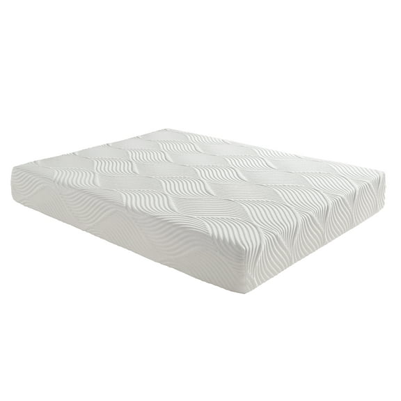 CoSoTower 10-Inch Full Size Bed Mattress Gel-Infused Memory Foam Mattress, Firm, White, Mattress in A Box