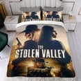 thumbnail image 4 of El valle robado Conjunto de sábanas temático, trío de piezas, cómodo y amigable con la piel, diseño único, regalo de decoración para el hogar para familiares, amigos y fans,173cm *218cm, 4 of 6