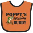 thumbnail image 3 of Inktastic Poppy's Fishing Buddy Boys Baby Bib, 3 of 4