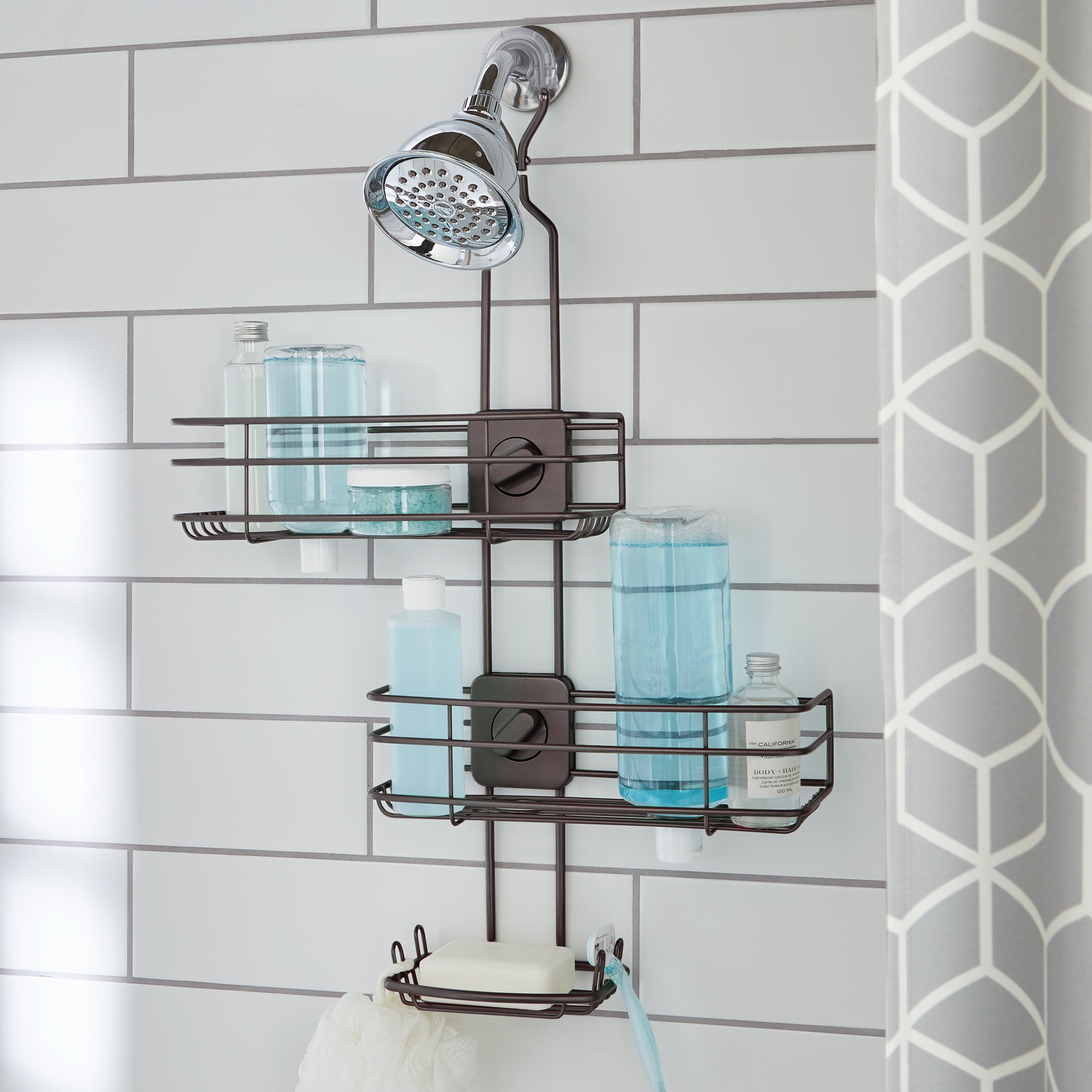 Bathroom Shower Caddy Bronze - Made By Design™  Shower caddy, Hanging shower  caddy, Made by design