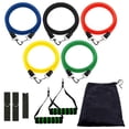 thumbnail image 2 of de de resistencia (11 uds.) con anclaje de puerta, mangos, de shamjiam Bandas de resistencia, 2 of 5