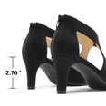thumbnail image 4 of Zapatos de Tacón Bajo para Mujer DREAM PAIRS Negros Talla 9.5, 4 of 7