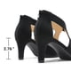 thumbnail image 4 of Zapatos de Tacón Bajo para Mujer DREAM PAIRS con Punta en Punta y Color Negro, 4 of 7