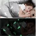 thumbnail image 2 of Glow in The Dark Blanket Unicorns Gifts, Birthday Gifts for Kids 60 x 50in, 2 of 7