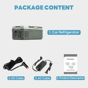 Alpicool Car Fridge, 16 Quarts Car Portable Refrigerator 12V Fridge -4℉ to 68℉ Portable Freezer Electric Cooler DC12/24V AC110V/240V for RV Truck Camping Travel