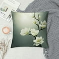 thumbnail image 2 of Fenyluxe Magnolia in the Moonlight Plush Pillowcase Set of 1 White, 2 of 5