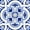 Blue/White Design 06, variant on Mi Alma Backsplash Peel and Stick Tile Stickers 24 PC Set Authentic Tile Decals Bathroom & Kitchen Vinyl Wall Decals Easy to Apply Just Peel & Stick Home Decor (4x4 Inch, Retro Blue H13)