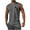 Gray, variant on Aimik Hanes Mens Summer Beach Tank Top Hawaiian Palm Tree Print Sleeveless Basic Muscle Tee Vacation Tops-Black L