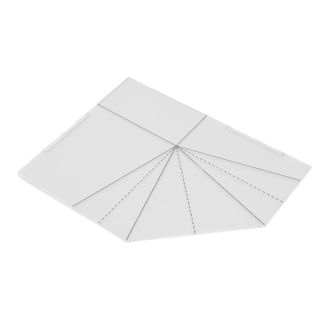 Foldable Food Basket Sew Template, Acrylic Handbag Sewing Template DIY Ruler for Picnic Bag Lunch Bag, for Crafting Enthusiasts