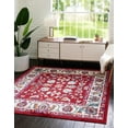 thumbnail image 3 of Rugs.com Aurelia Collection Rug – 8 Ft Square Magenta Medium-Pile Rug Perfect For Living Rooms, Kitchens, Entryways, 3 of 4