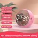 thumbnail image 2 of Puntoco Reloj Altavoz Bluetooth Inteligente Pequeño Audio Hogar Inalámbrico Mini Pequeño Subwoofer Reloj Despertador Portátil, 2 of 2