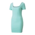 thumbnail image 1 of Vestido Puma Classics Ribbed para Mujer 531615-76 turquesa XS, 1 of 2
