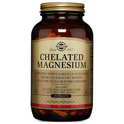 Chelated Magnesium Tablets 250 Count