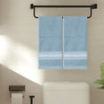 thumbnail image 2 of NOMADIC NOOK 4 Pack Plaid Hand Towels, Soft Towel Set for Bath, Hand, Face, Gym and Spa Blue/Pink 14" x 30", 2 of 8