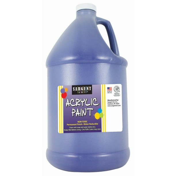 Sargent Art® Acrylic Paint, Blue, 64 oz. Bottle (Half Gallon) Walmart