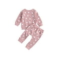 thumbnail image 4 of Izhansean by Izhansean Baby Girl Long Sleeve Sweatshirt & Pants Outfit Set 0-3 Months 2 Piece, 4 of 7