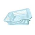 thumbnail image 5 of CarpNettore Dish Drying Rack Kitchen Utensils Drainer Rack Portable Versatile Storage Shelf Blue, 5 of 9