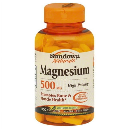 Sundown Magnesium 500 mg Caplets 100 Caplets