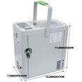 Hopper Machine Valves 220V Mini Dry Ice Blasting Machine 2 in 1 Dual Mode Adjustable Pressure ...