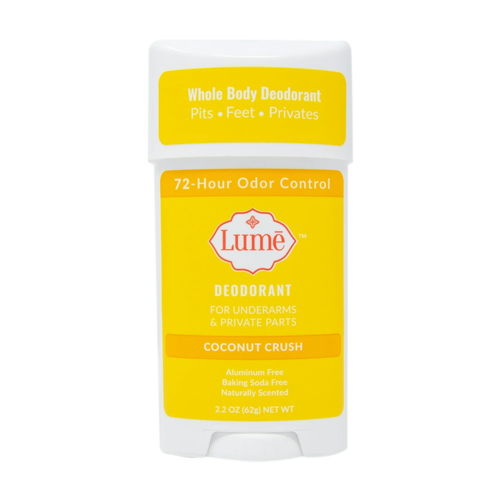 Lume Deodorant Underarms and Private Parts AluminumFree, Baking