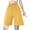 Yellow, variant on QUYUON Womens Summer Clothes Bermuda Shorts Women Running Shorts Womens Beach Shorts Bermuda Shorts Pants Style S-1813 Female Lounge Shorts Women's Casual Shorts Khaki M