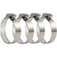 thumbnail image 1 of 4 Pices Collier de Serrage Tuyau, Collier de Serrage Tuyau Rglable 27-51 mm , 304 Collier de Serrage Inox, Collier Serrage Mtallique, Compatible avec, 1 of 5