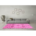 thumbnail image 3 of Ahgly Company Indoor Rectangle Abstract Pink Modern Area Rugs, 3' x 5', 3 of 4