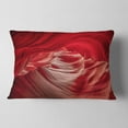 thumbnail image 2 of Designart Red Shade in Antelope Canyon - Landscape Photography Throw Pillow - 12x20, 2 of 5