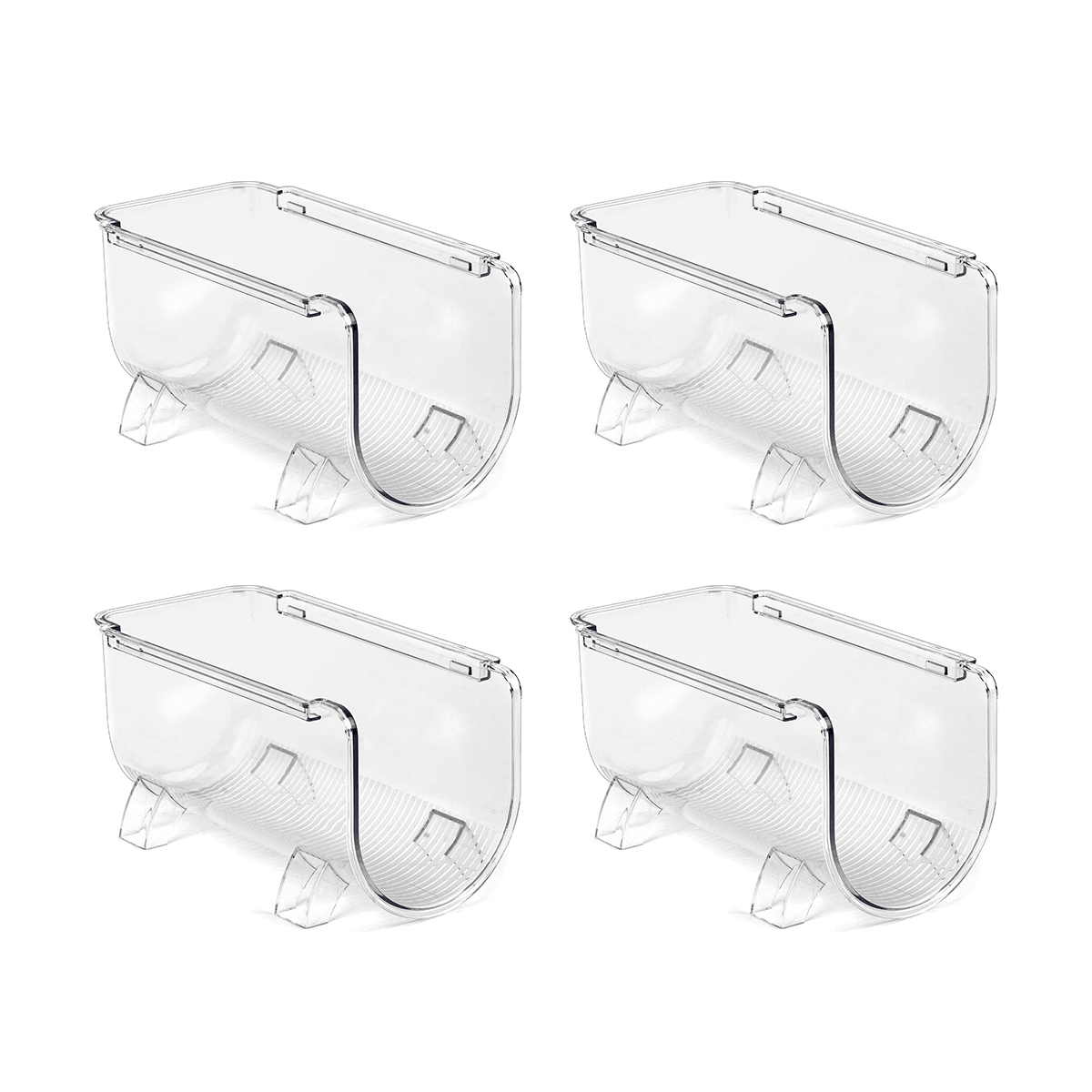 4PCS Stackable Acrylic Wine Rack Countertop, Wine Water Organizer Wine