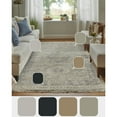 thumbnail image 5 of Feizy Caldwell Transitional Medallion, Tan/Gray/Gold, 7'6" x 9'6" Area Rug Handmade Sheen Bohemian & Eclectic Distressed Floor Rug for Living room Bedroom, 5 of 11